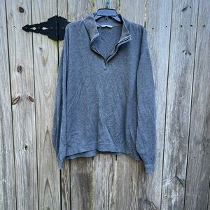 CUTTER & BUCK Gray 1/4 zip Pullover Men’s  XXL